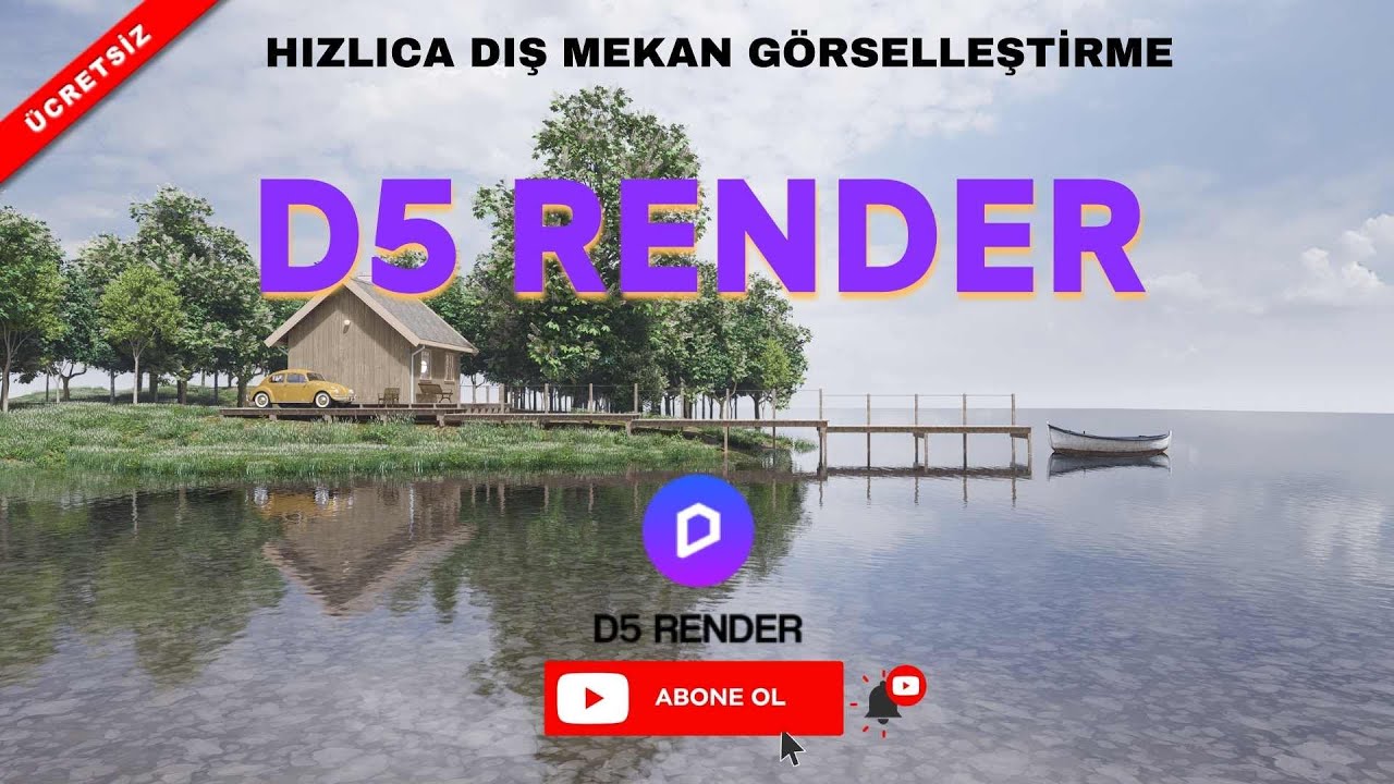 D5 Render ile DIŞ MEKANDA HIZLI KALİTELİ GÖRSELLEŞTİRME