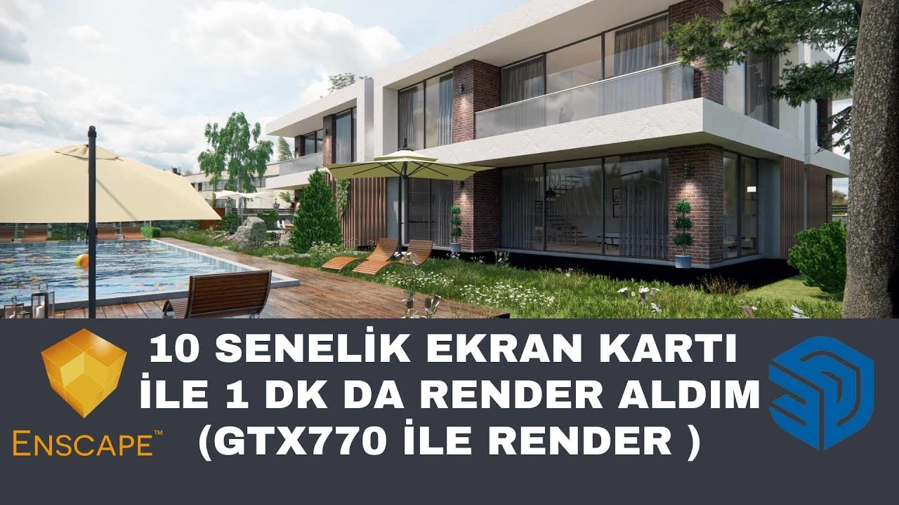 10 Senelik Ekran Kartı ile 1 dK DA Render Aldım (GTX770)